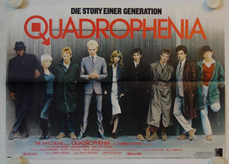 Quadrophenia originales deutsches A2 Filmplakat